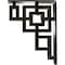 Ekena Millwork Eris Wrought Iron Bracket, (Triple center brace), Antiqued Warm Silver 2"W x 5 1/2"D x 8"H BKTM02X05X08TERAWS - alternate 7